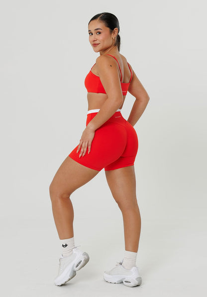 Reluna Double-Layer High-Rise Sculptseam® Plus Short 5" Strawberry
