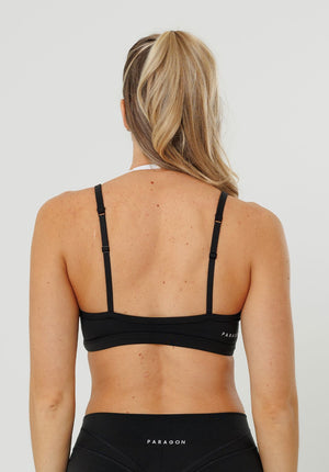 Reluna™ Double-Layer Sports Bra Black