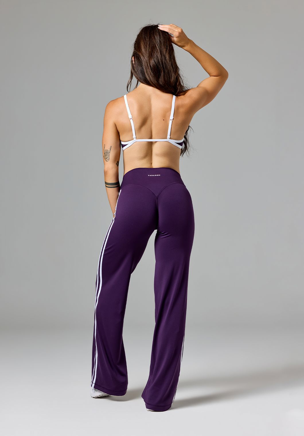 Reluna™ Double Stripe Sculptseam® Mid-Rise Straight Leg Pant Regular Jasmine