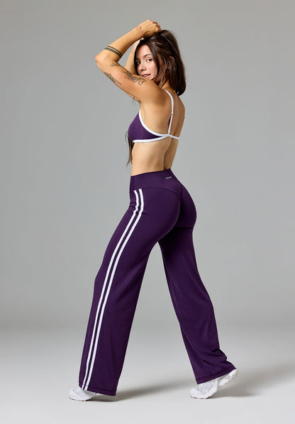 Reluna™ Double Stripe Sculptseam® Mid-Rise Straight Leg Pant Regular Jasmine