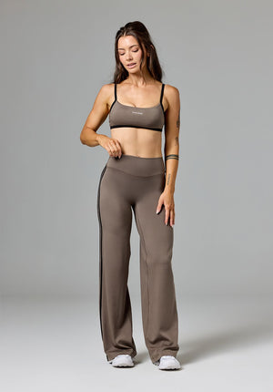Reluna™ Double Stripe Sculptseam® Mid-Rise Straight Leg Pant Regular Thyme