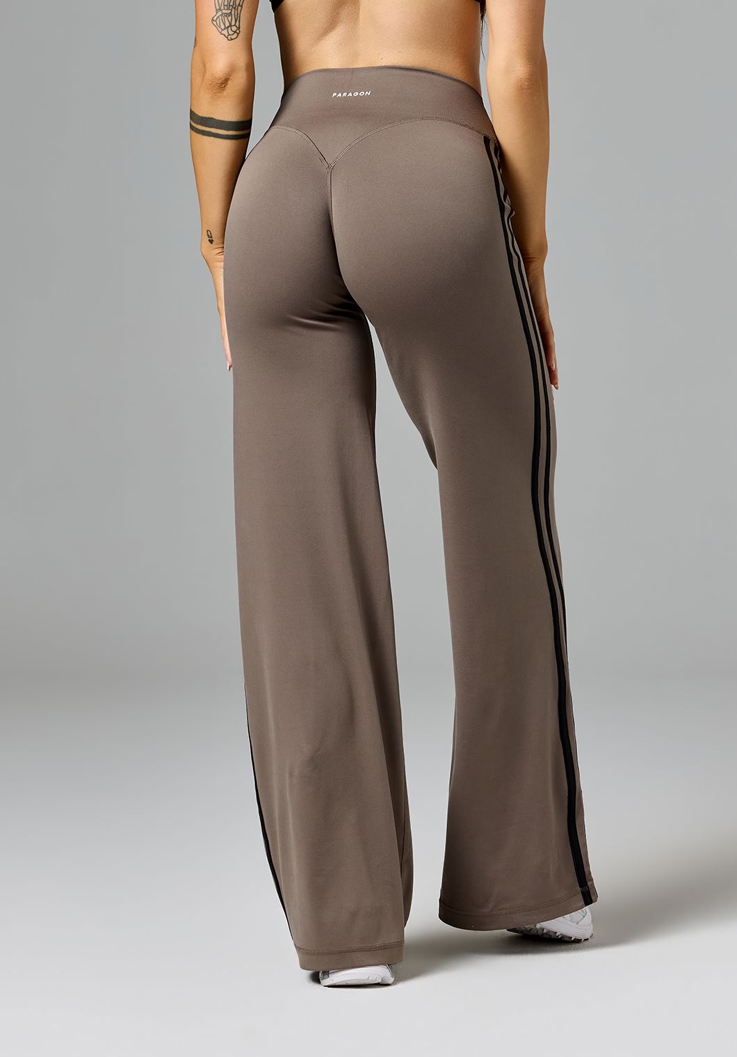 Reluna™ Double Stripe Sculptseam® Mid-Rise Straight Leg Pant Regular Thyme