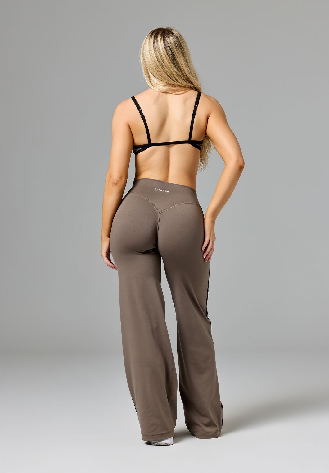 Reluna™ Double Stripe Sculptseam® Mid-Rise Straight Leg Pant Short Thyme