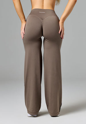 Reluna™ Double Stripe Sculptseam® Mid-Rise Straight Leg Pant Short Thyme