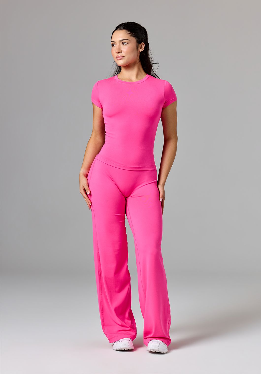 Reluna™ Full Length Short Sleeve Top Crush