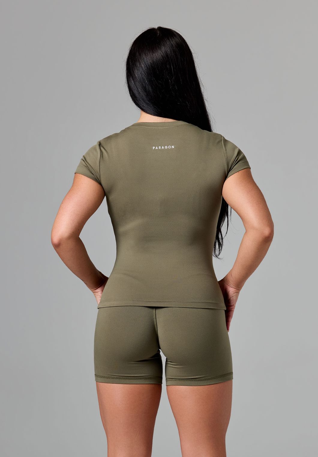 Reluna™ Full Length Short Sleeve Top Everglades
