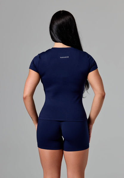 Reluna™ Full Length Short Sleeve Top Ink