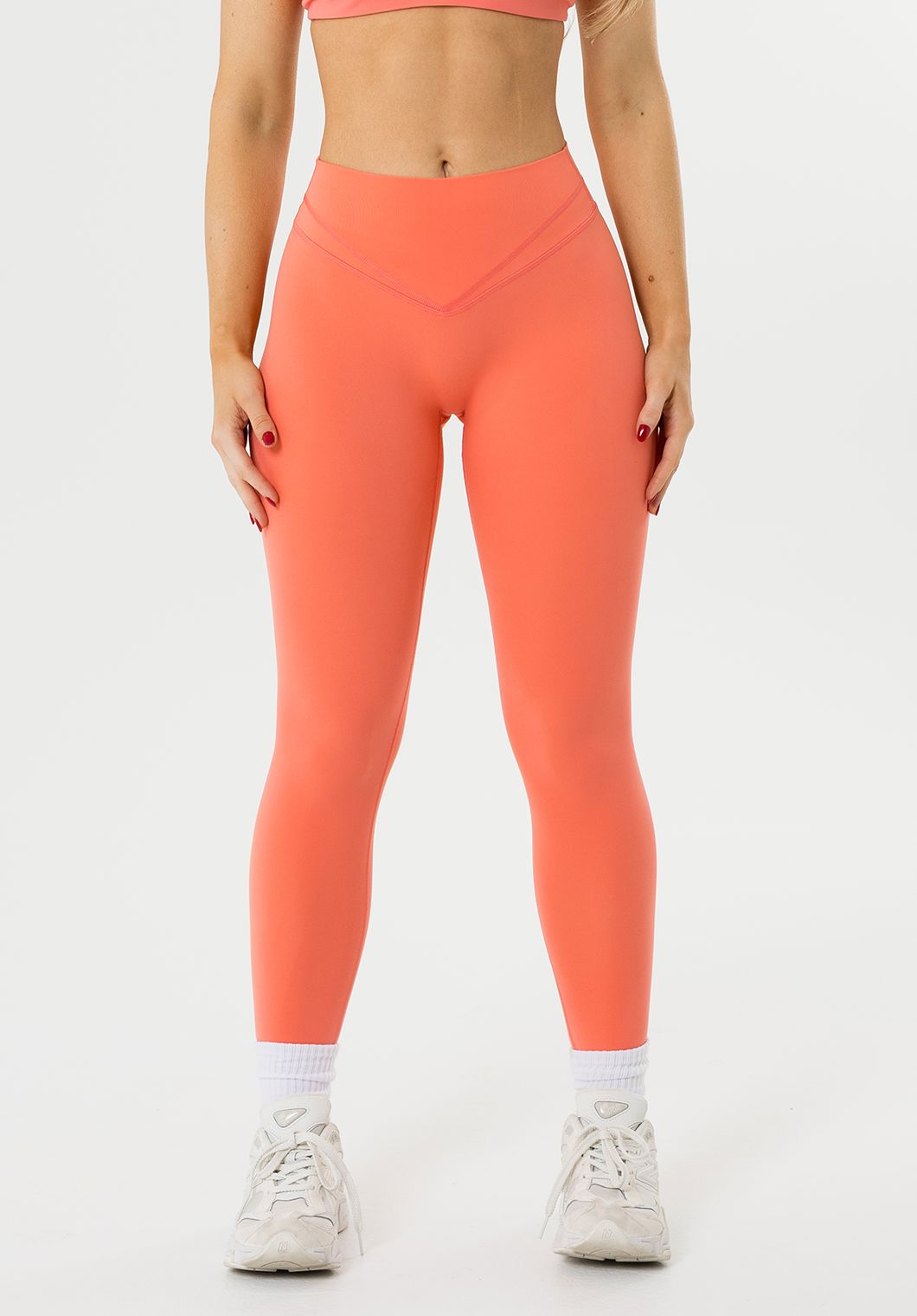 Reluna™ Icon High-Rise Sculptseam® Plus Legging Juicy Peach
