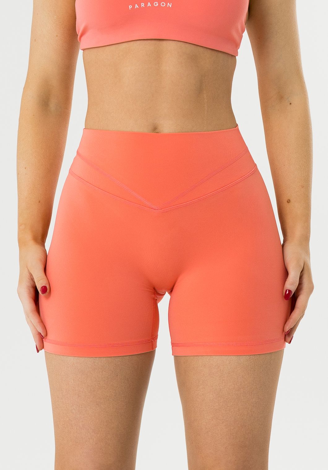Reluna™ Icon High-Rise Sculptseam® Plus Short 5” Juicy Peach