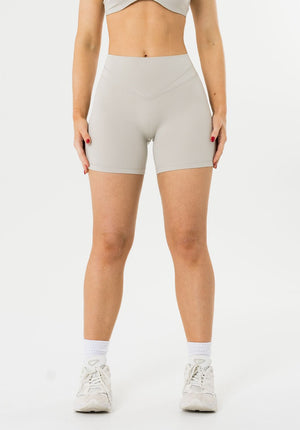Reluna™ Icon High-Rise Sculptseam® Plus Short 5” Pearl Grey