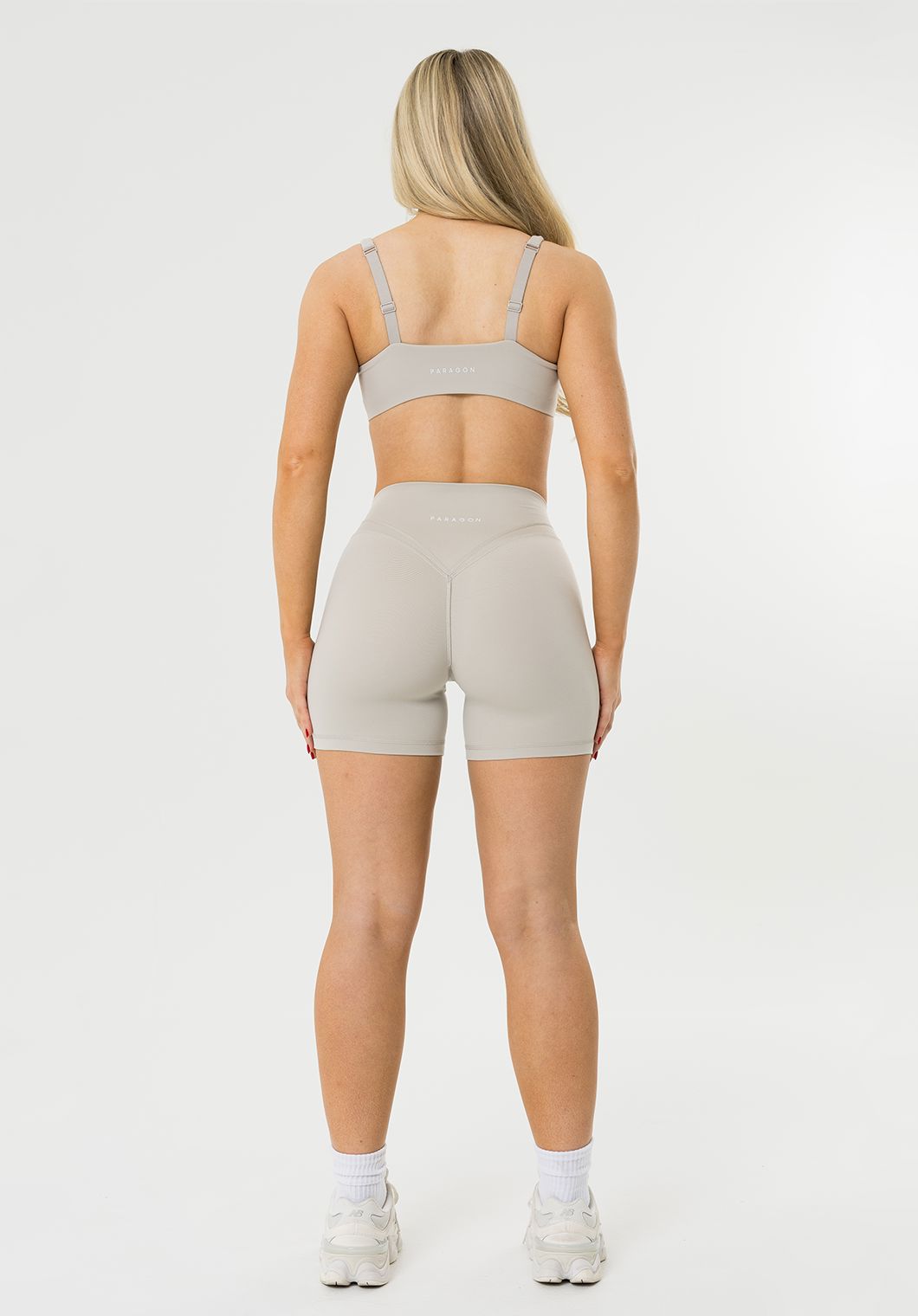 Reluna™ Icon High-Rise Sculptseam® Plus Short 5” Pearl Grey