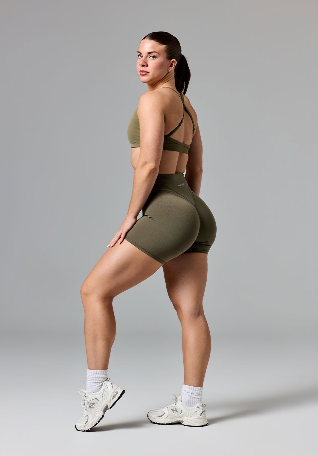 Reluna™ Icon High-Rise Sculptseam® Plus Short 5” Everglades