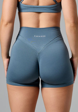 Reluna™ Icon High-Rise Sculptseam® Plus Short 5” Slate