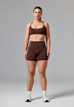 Reluna™ Icon High-Rise Sculptseam® Plus Short 5” Walnut