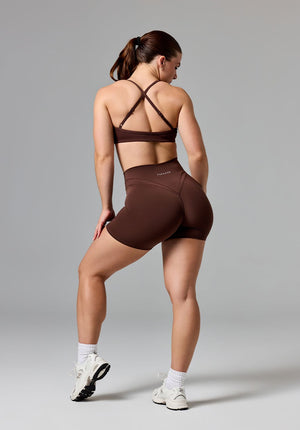 Reluna™ Icon High-Rise Sculptseam® Plus Short 5” Walnut