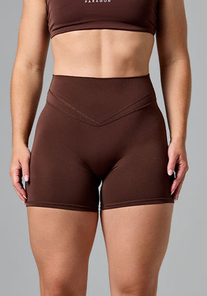 Reluna™ Icon High-Rise Sculptseam® Plus Short 5” Walnut