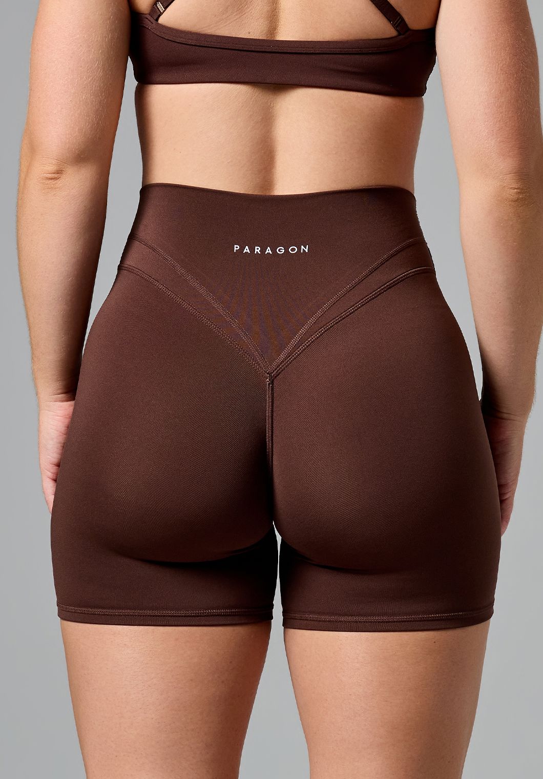 Reluna™ Icon High-Rise Sculptseam® Plus Short 5” Walnut