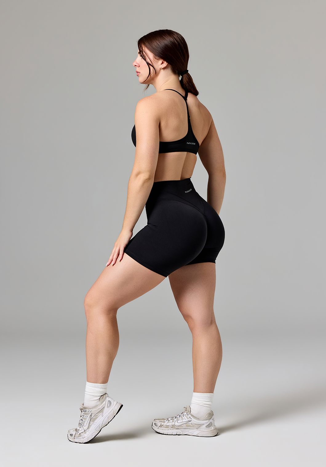 Reluna Icon High-Rise Sculptseam® Plus Short 6” Black