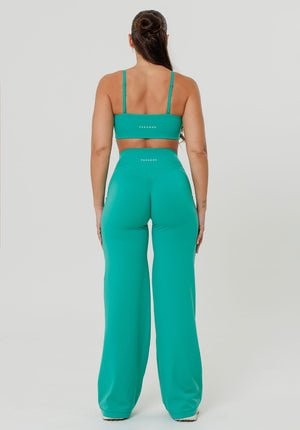 Reluna™ Icon High-Rise Sculptseam® Plus Straight Leg Pant Short- Dark Mint