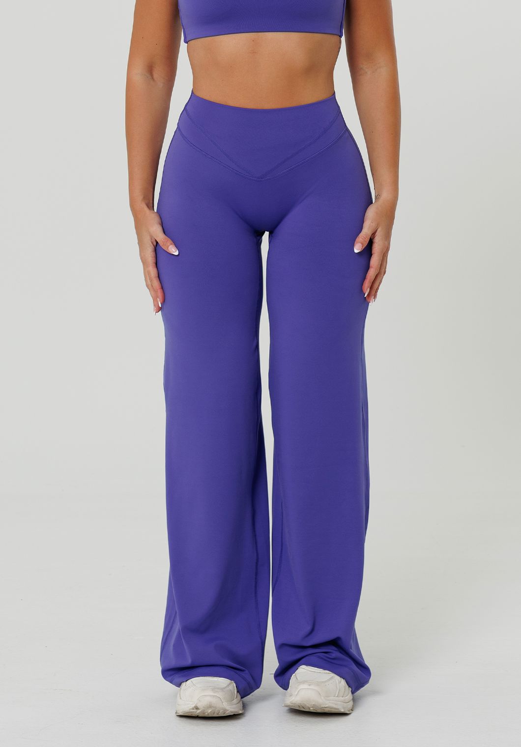 Reluna™ Icon High-Rise Sculptseam® Plus Straight Leg Pant Short- Electric Violet