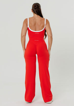 Reluna™ Icon High-Rise Sculptseam® Plus Straight Leg Pant Short- Strawberry