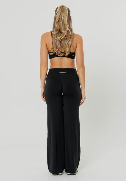Reluna™ Icon High-Rise Sculptseam® Plus Straight Leg Pant Regular- Black