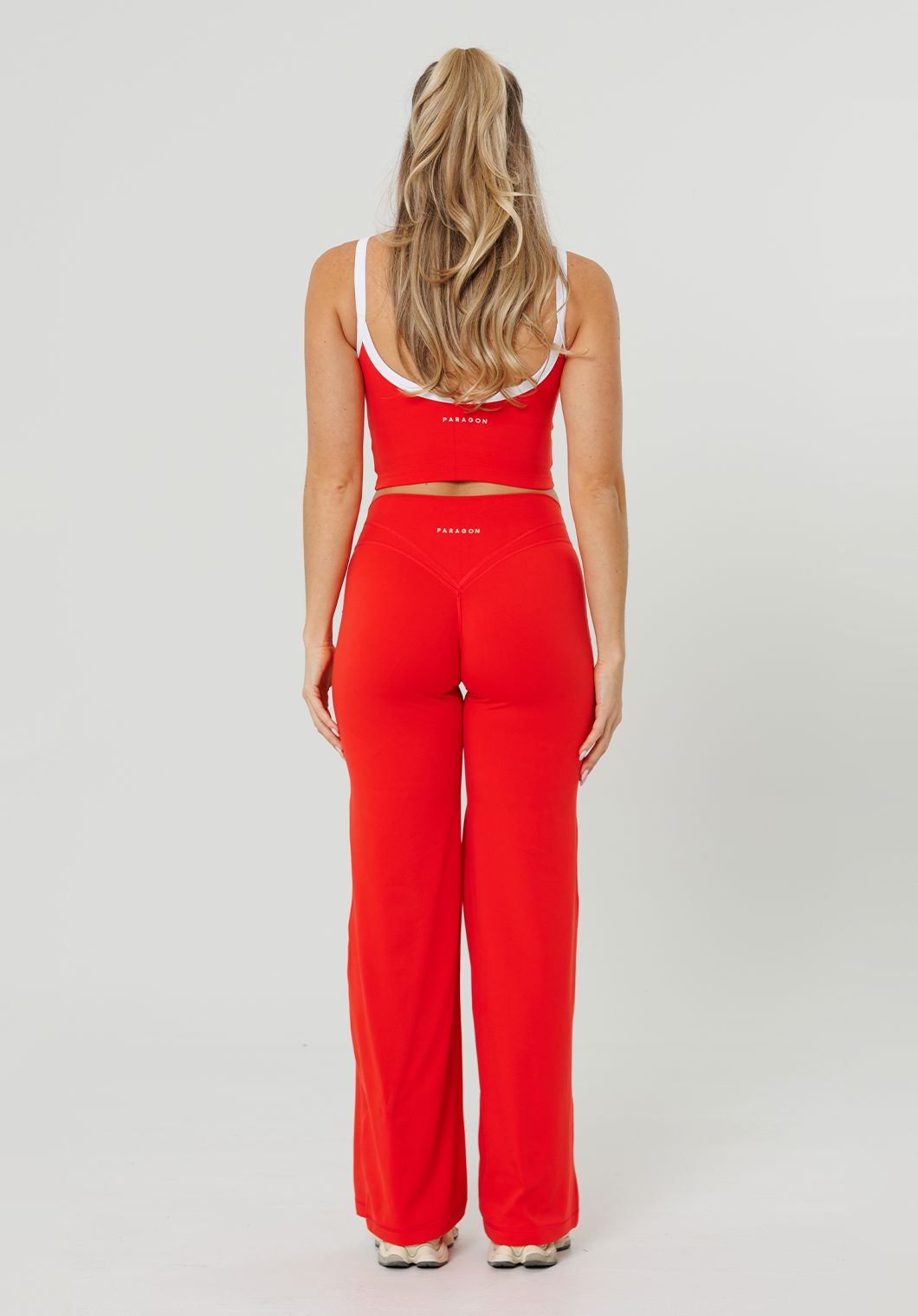 Reluna™ Icon High-Rise Sculptseam® Plus Straight Leg Pant Regular- Strawberry