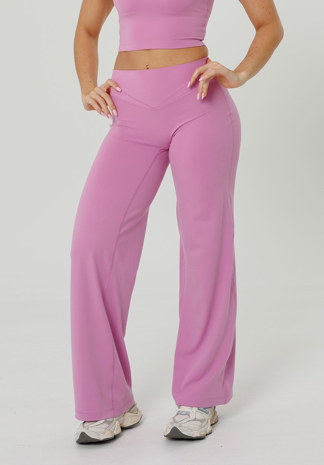 Reluna™ Icon High-Rise Sculptseam® Plus Straight Leg Pant Regular- Tulip