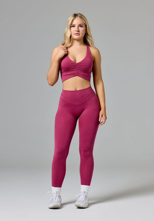 Reluna™ Icon High-Rise Sculptseam® Plus Legging Raspberry