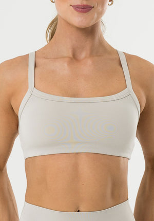 Reluna™ Multi-Fit Sports Bra Pearl Grey