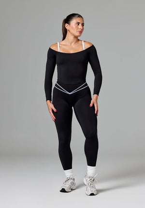 Reluna™ Off Shoulder Top Black