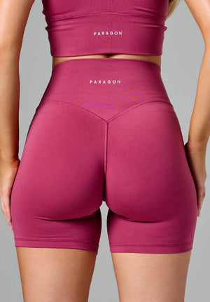 Reluna™ Original Sculptseam® High-Rise Short 6" Raspberry