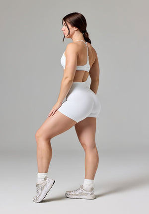 Reluna™ TrueCover™ Sculptseam® High-Rise Short 5” White