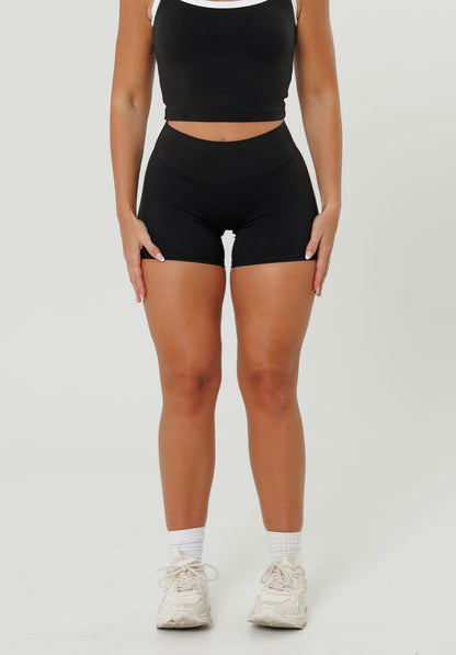 Reluna™ Original Sculptseam® Plus Mid-Rise Short 5" Black
