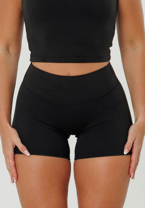 Reluna™ Original Sculptseam® Plus Mid-Rise Short 5" Black