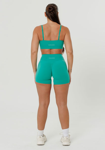 Reluna Original Mid-Rise Sculptseam® Plus Short 5" Dark Mint