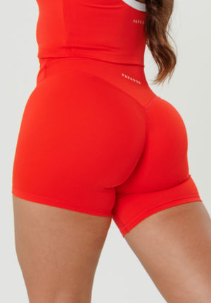 Reluna Original Mid-Rise Sculptseam® Plus Short 5" Strawberry