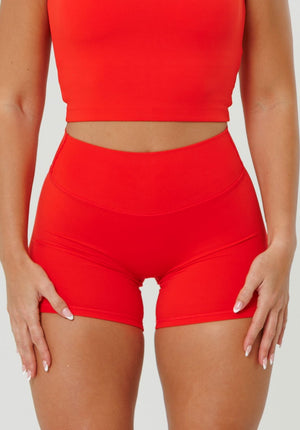 Reluna Original Mid-Rise Sculptseam® Plus Short 5" Strawberry