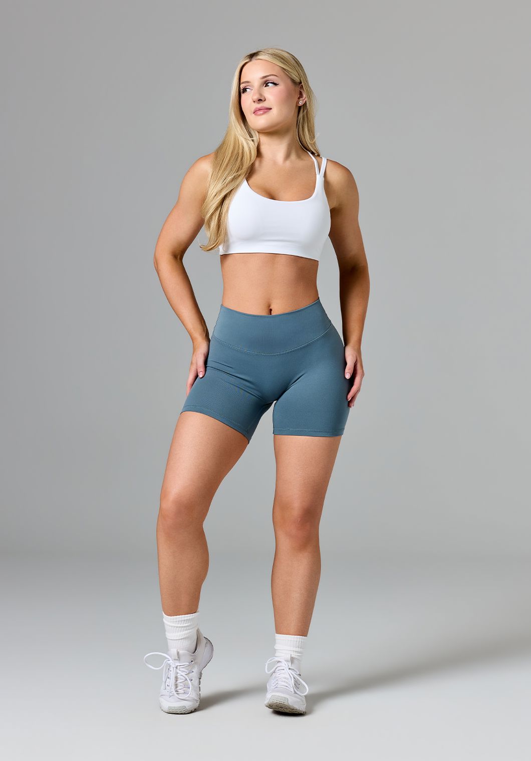 Reluna™ Original Sculptseam® Plus Mid-Rise Short 5" Slate