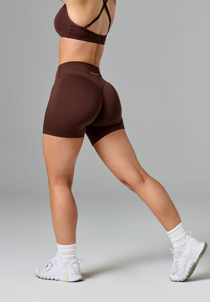 Reluna™ Original Sculptseam® Plus Mid-Rise Short 5" Walnut