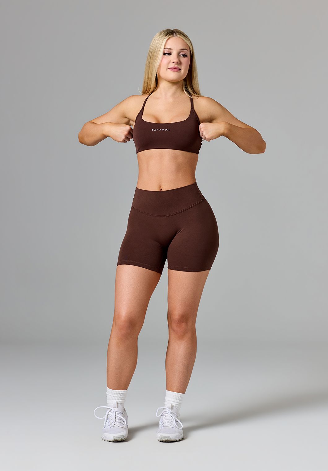 Reluna™ Original Sculptseam® Plus Mid-Rise Short 5" Walnut