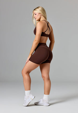 Reluna™ Original Sculptseam® Plus Mid-Rise Short 5" Walnut