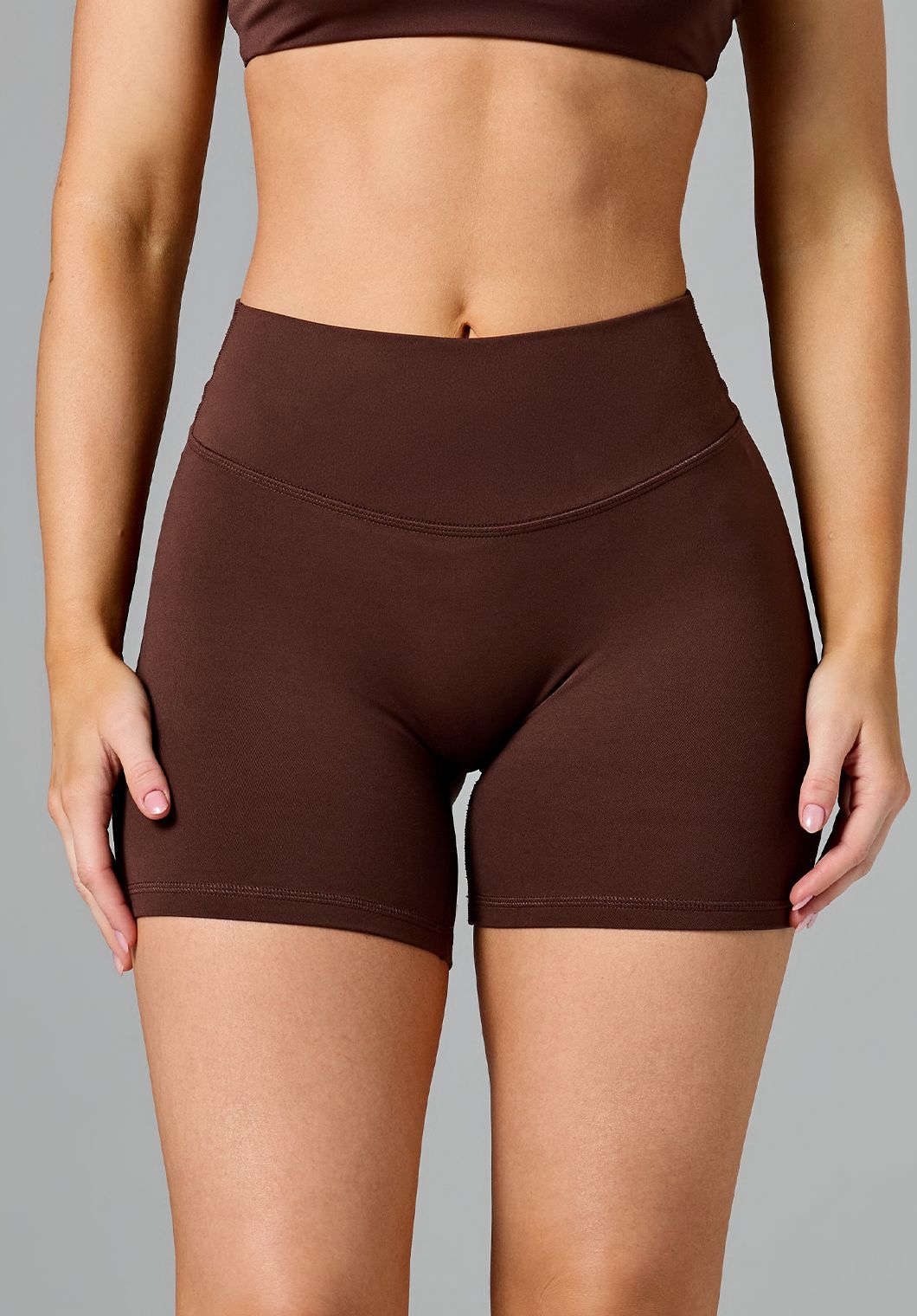 Reluna™ Original Sculptseam® Plus Mid-Rise Short 5" Walnut