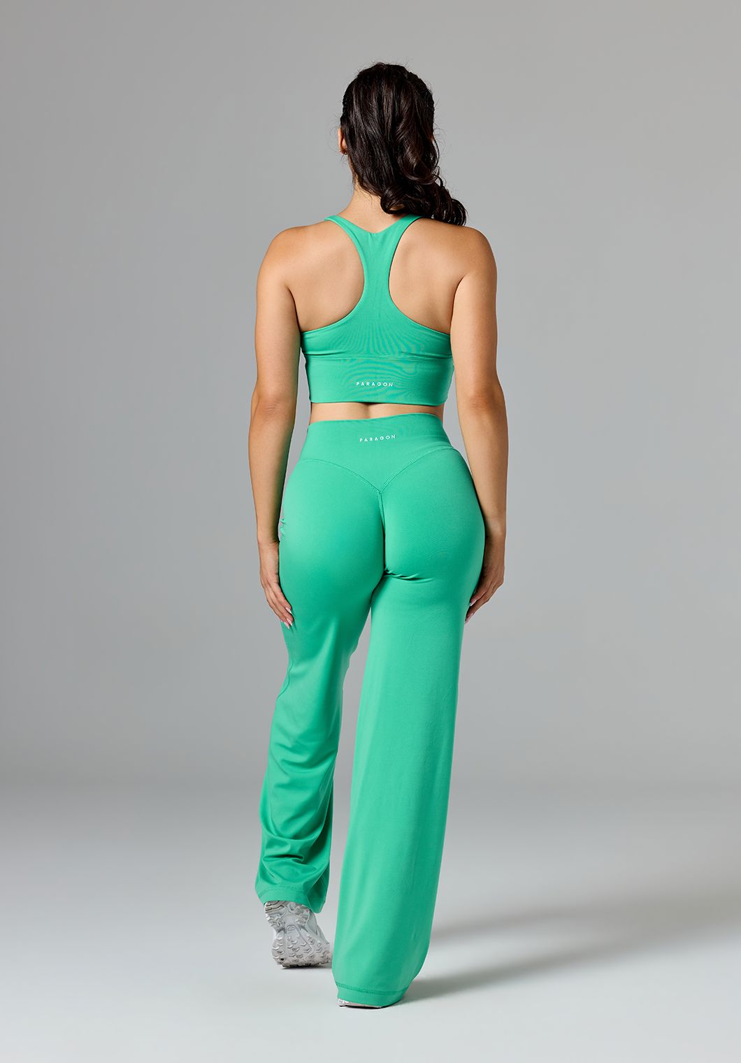 Reluna™ Original Sculptseam® Mid-Rise Straight Leg Pant Regular Palm Leaf