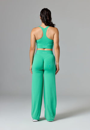 Reluna™ Original Sculptseam® Mid-Rise Straight Leg Pant Regular Palm Leaf