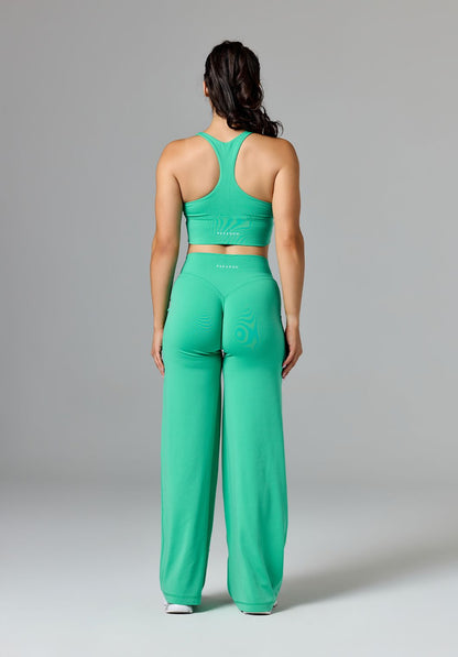 Reluna™ Original Sculptseam® Mid-Rise Straight Leg Pant Regular Palm Leaf