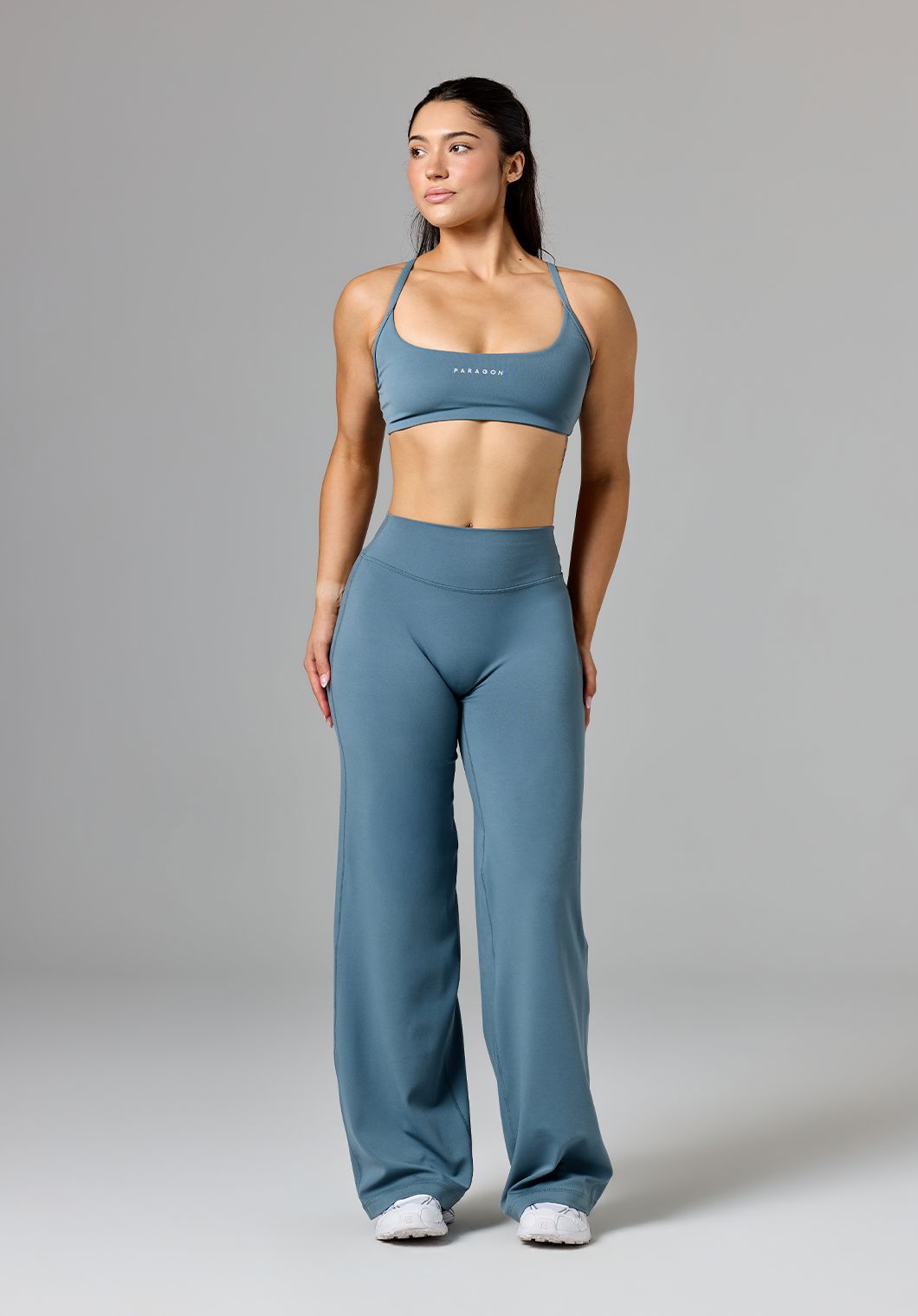 Reluna™ Original Sculptseam® Mid-Rise Straight Leg Pant Regular Slate
