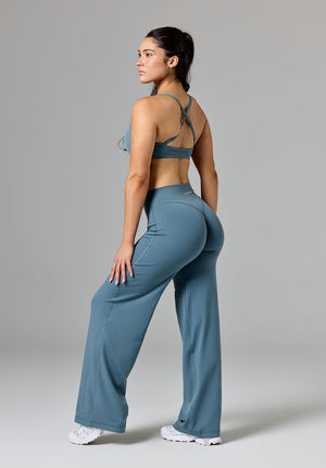 Reluna™ Original Sculptseam® Mid-Rise Straight Leg Pant Regular Slate