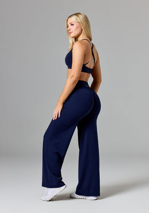 Reluna™ Original Sculptseam® Mid-Rise Straight Leg Pant Short Ink