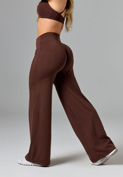 Reluna™ Original Sculptseam® Mid-Rise Straight Leg Pant Short Walnut